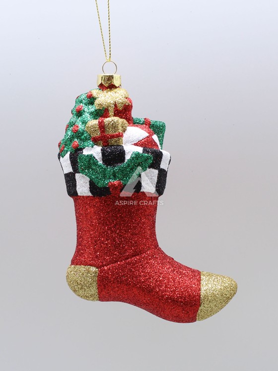 Charming Polystyrene & Polypropylene Christmas Stocking