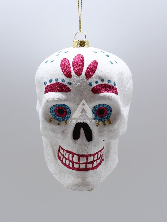 Creepy Polystyrene & Polypropylene Skull Crafts