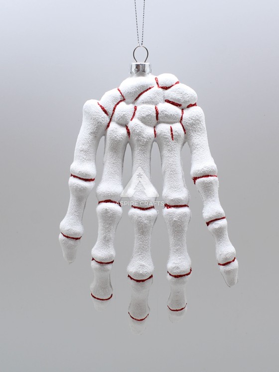 Eerie Polystyrene & Polypropylene Skull Hands