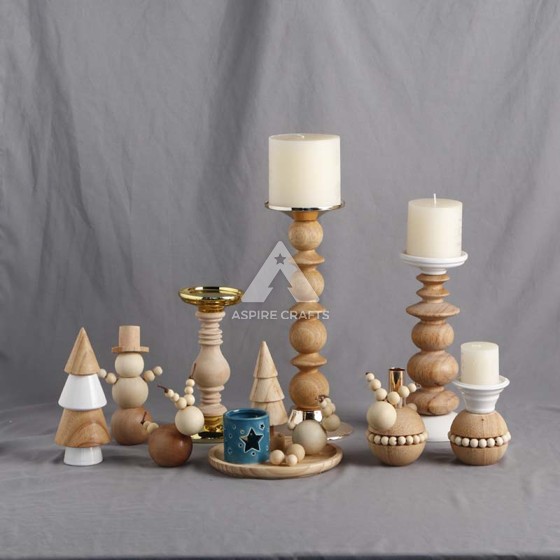 Handmade Wooden Candleholder