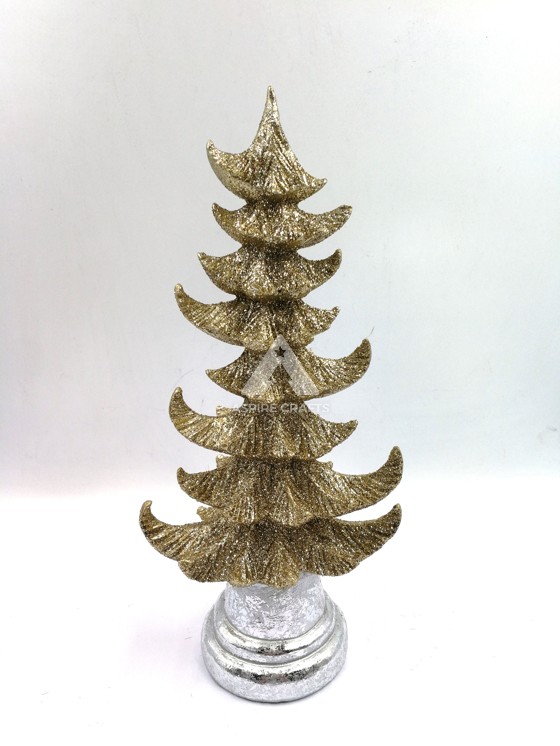 Synthetic Polyresin Christmas Trees: Elegant Decorations