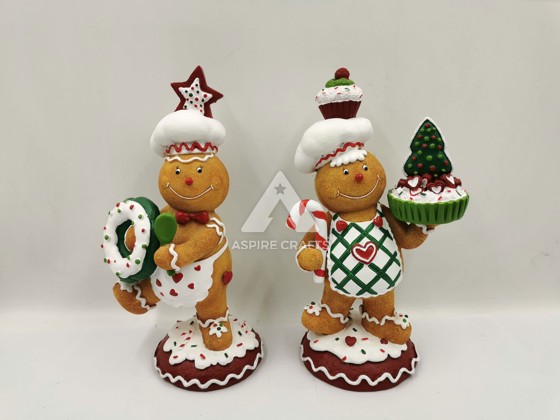 Christmas Charms in Synthetic Polyresin for a Joyful Season