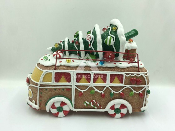 Polyresin Christmas Car Decor