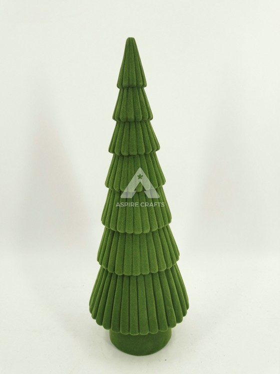 Green Polyresin Holiday Trees