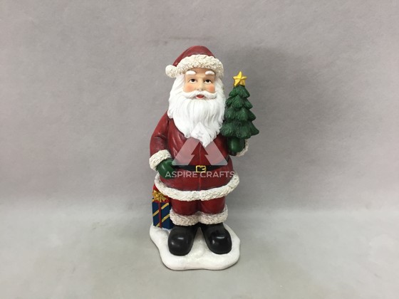 Synthetic Polyresin Handmade Santa Claus Decorations