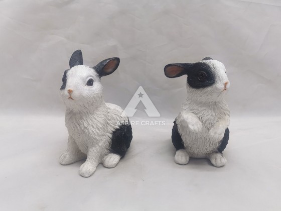 Mystical Synthetic Polyresin Bunnies for Easter