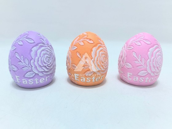 Delicate Synthetic Polyresin Easter Eggs