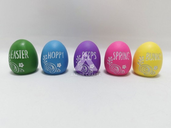 Festive Synthetic Polyresin Easter Eggs of the Holiday Season