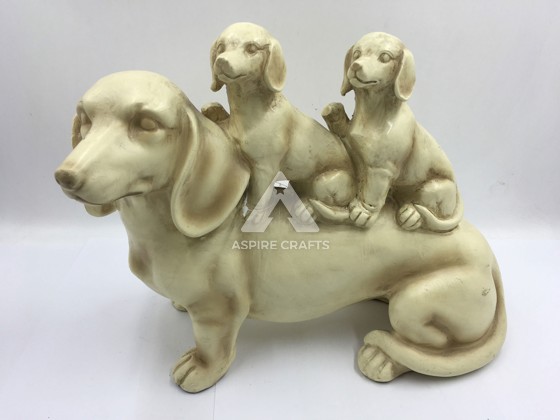 Polyresin Garden Dogs: Adorable Ornaments for Your Outdoor Space