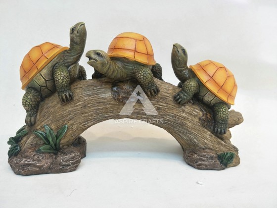 Polyresin Garden Turtles: Outdoor Nature Decor