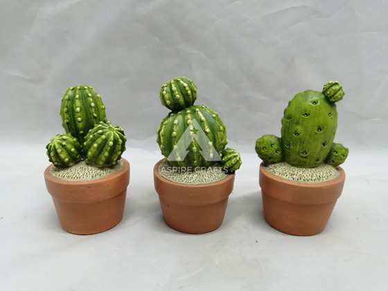 Polyresin Garden Cacti: Vibrant Ornaments for Your Outdoor Space