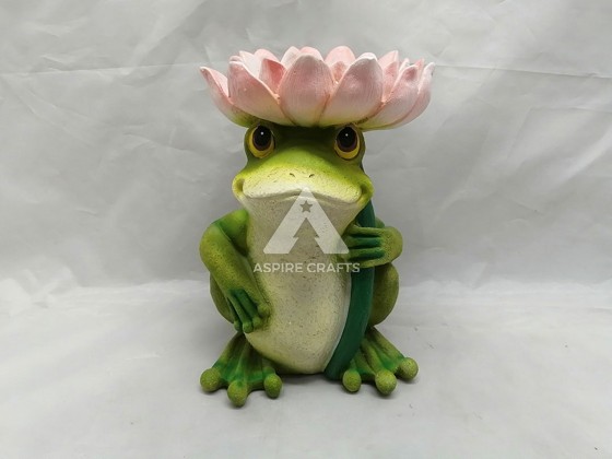 Enchanting Polyresin Garden Frog Sculptures: A Whimsical Touch