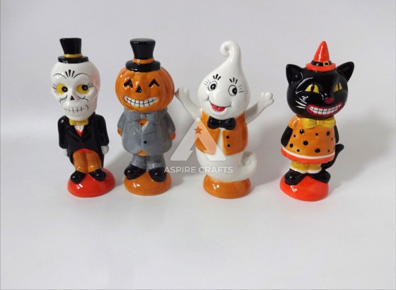 Halloween Figurines Collection in Synthetic Polyresin