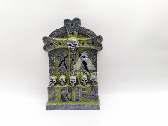 Sinister Polyresin Gravestone Ornament