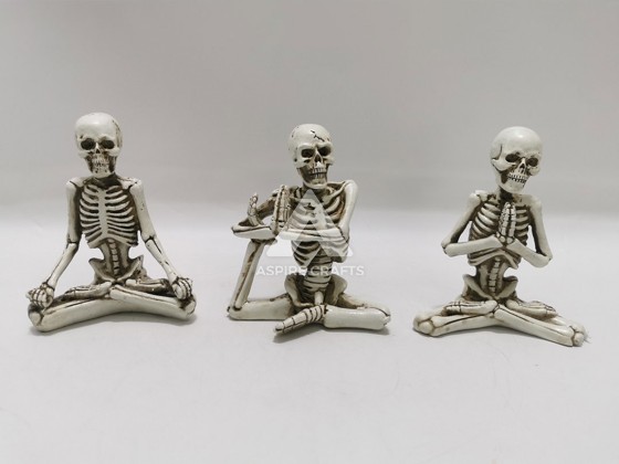 Delightful Polyresin Halloween Skull Decor for Your Home