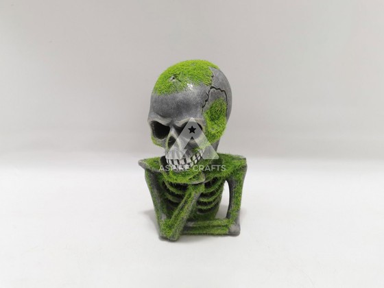 Unique Synthetic Polyresin Halloween Skeleton Ornaments