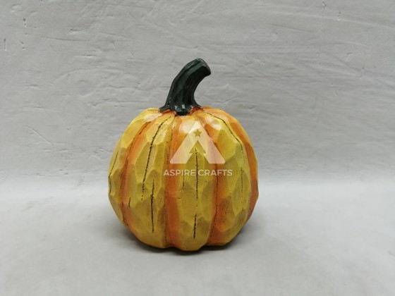 Abundant Harvest Pumpkin Polyresin Sculpture