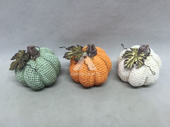 Artful Polyresin Pumpkin for the Harvest Celebration